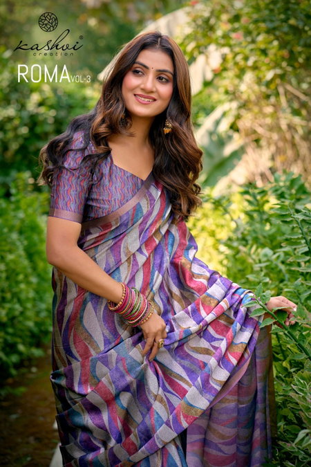Roma Vol 3 By Kashvi Black Cadbury Silk Daily Wear Saree Wholesale Online